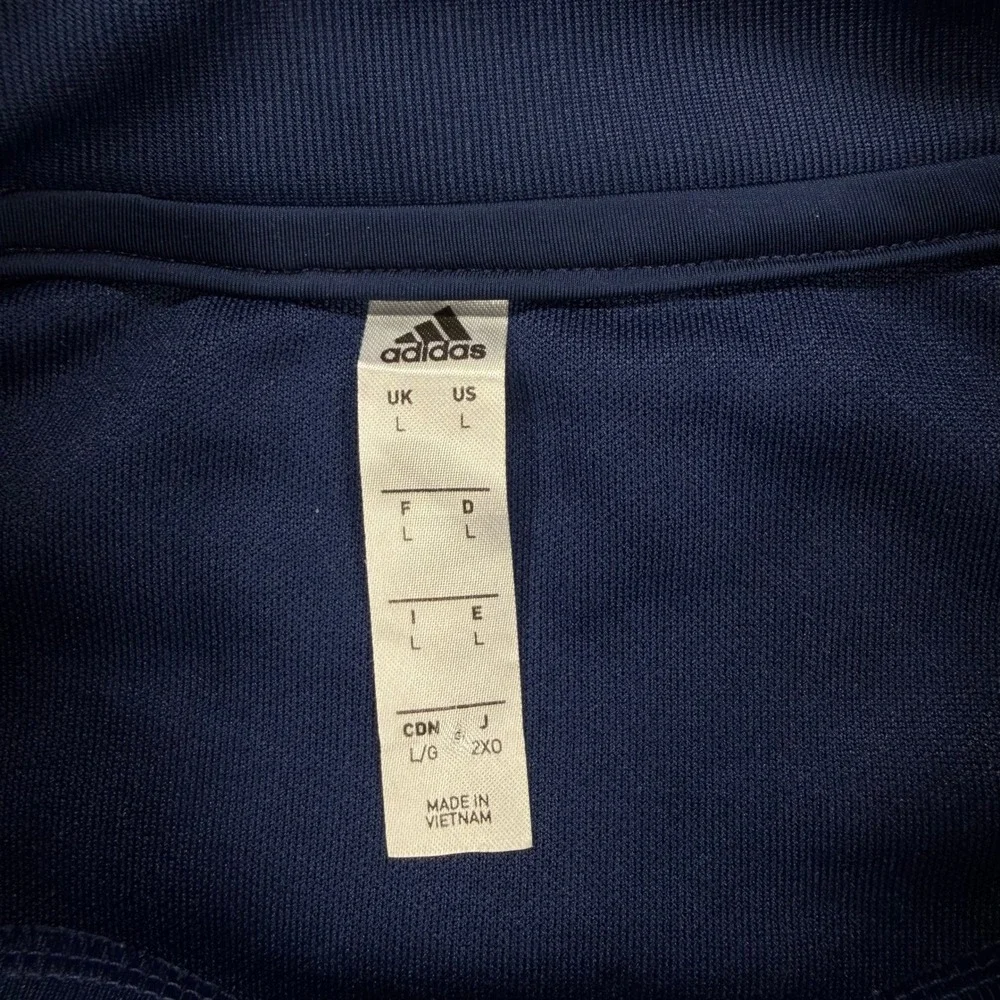 Adidas Training Top Mens Large Blue Climacool PRO Soccer Referee Pullover